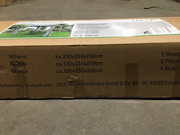 Paviljoentent 330x330x268 cm leco, milena, licht grijs - afbeelding 5 van  5