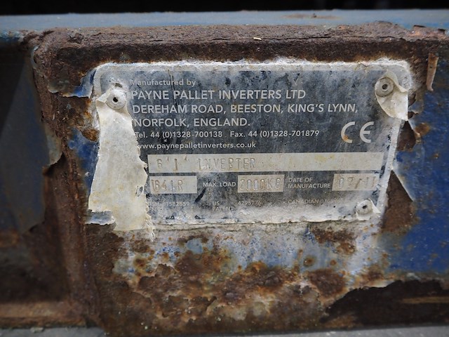 Payne pallet inverters - afbeelding 2 van  10
