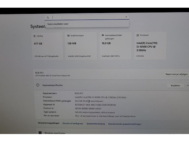 Pc configuratie hp prodesk 400 g& small form factor pc met twee beeldschermen iiyama prolite xb2483hsu, toe... - afbeelding 4 van  4