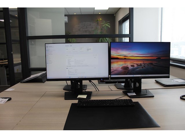 Pc configuratie hp prodesk 400 g& small form factor pc met twee beeldschermen iiyama xub2493hs, toetsenbord... - afbeelding 2 van  5