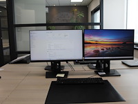 Pc configuratie hp prodesk 400 g& small form factor pc met twee beeldschermen iiyama xub2493hs, toetsenbord... - afbeelding 2 van  5