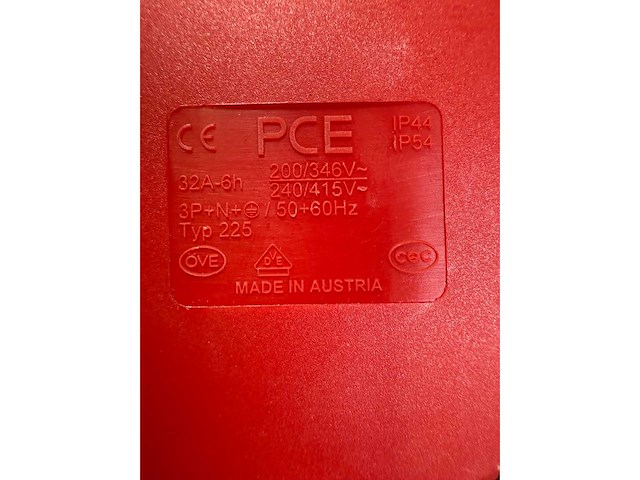 Pce verlengkabel kracht 400 volt 25 meter 32a 5x2.5 - afbeelding 3 van  4