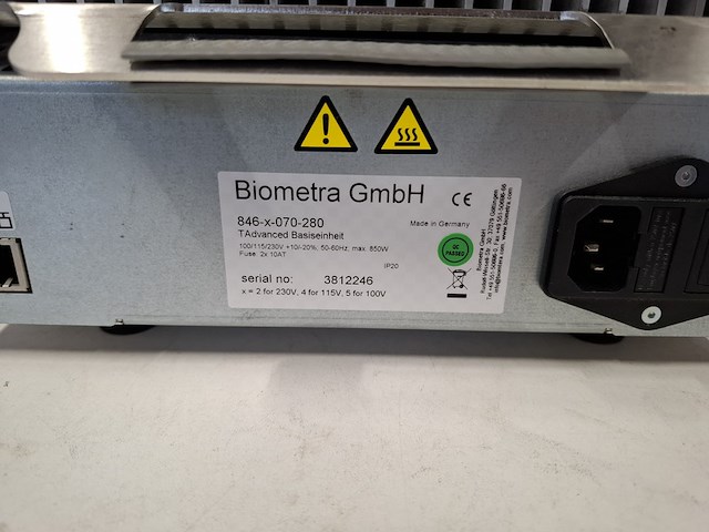 Pcr apparaat biometra, tadvanced 846-x-070-280, rood - afbeelding 5 van  5