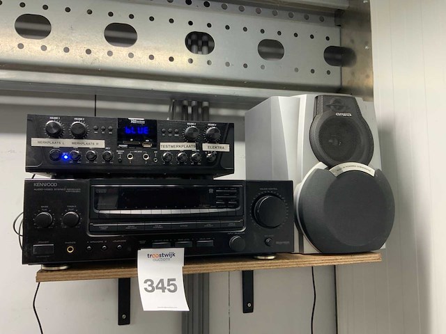 Pd, kenwood receiver en versterker - afbeelding 1 van  9