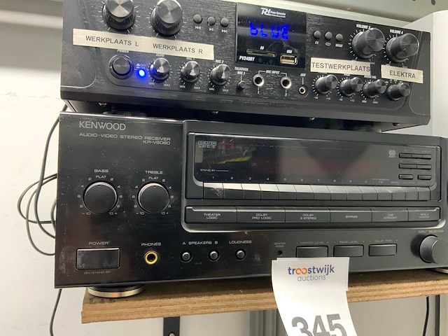 Pd, kenwood receiver en versterker - afbeelding 2 van  9
