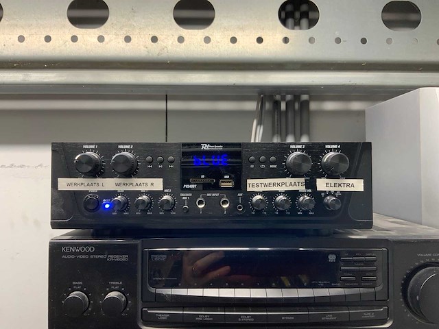 Pd, kenwood receiver en versterker - afbeelding 4 van  9