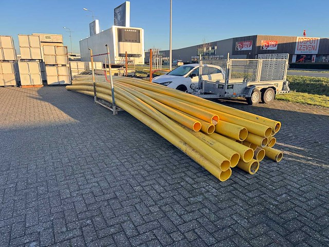 Pe buizen met bok - afbeelding 1 van  2