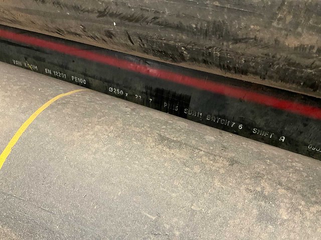 Pe100 buis 250mm (6x) - afbeelding 4 van  4