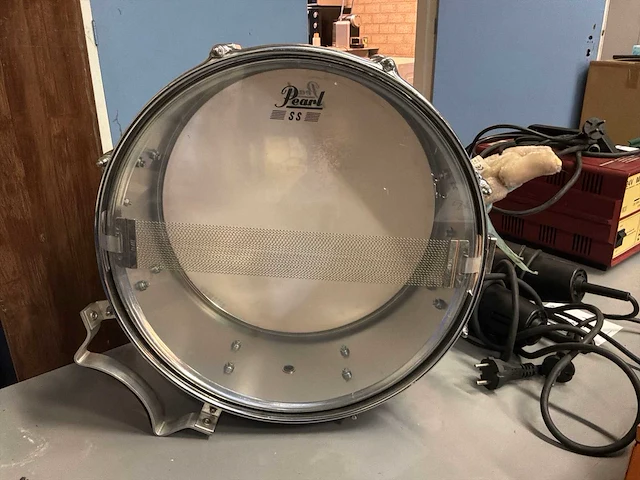 Pearl snare drum - afbeelding 4 van  4
