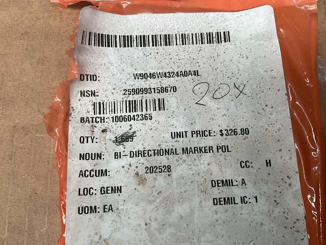 Pearson engineering bi-directional marker pole (25x) - afbeelding 4 van  4