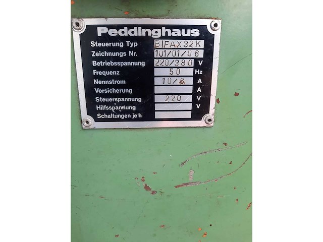 Peddinghaus - bifax 32k - buigmachine - met spiraalmaker - afbeelding 11 van  19