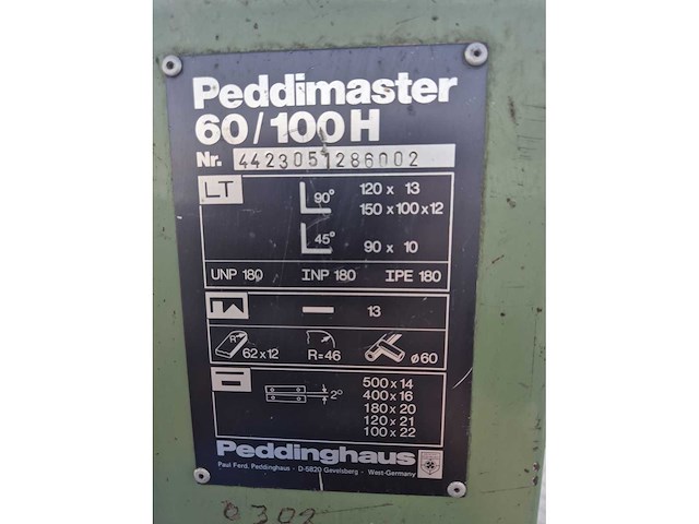 Peddinghaus - peddimaster 60/100h - pons- en knipmachine - afbeelding 17 van  21