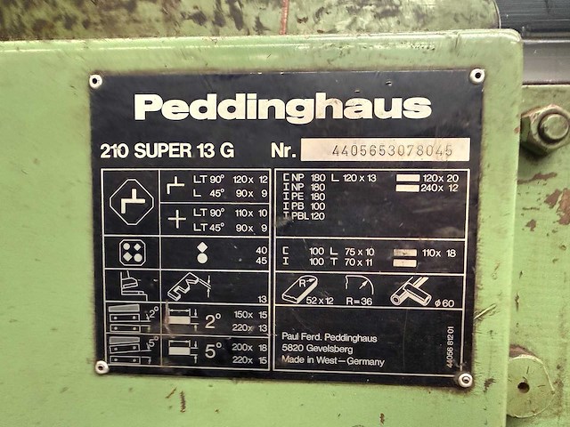 Peddinghaus - super 13 - pons- en knipmachine - afbeelding 6 van  15