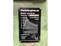 Peddinghaus 225b60 ponsmachine - afbeelding 7 van  11