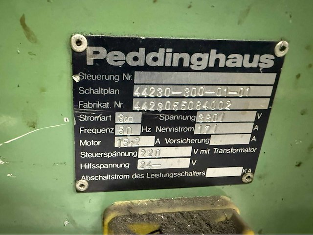 Peddinghaus 60/100h pons- en knipmachine - afbeelding 3 van  8