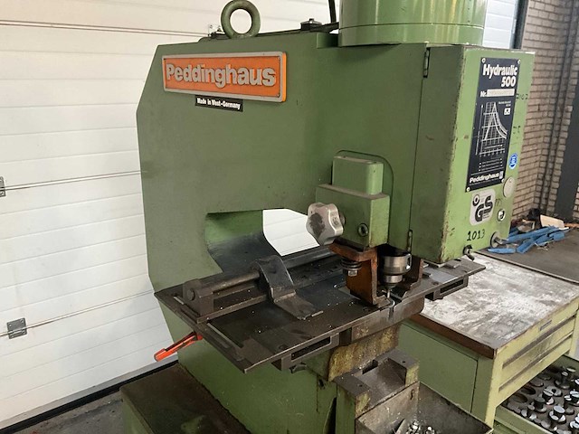 Peddinghaus hydraulic 500 pons- en stansmachine - afbeelding 3 van  9