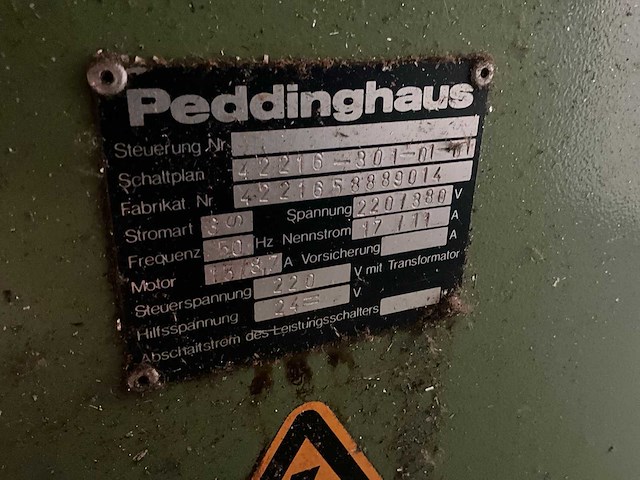 Peddinghaus hydraulic 500 pons- en stansmachine - afbeelding 9 van  9