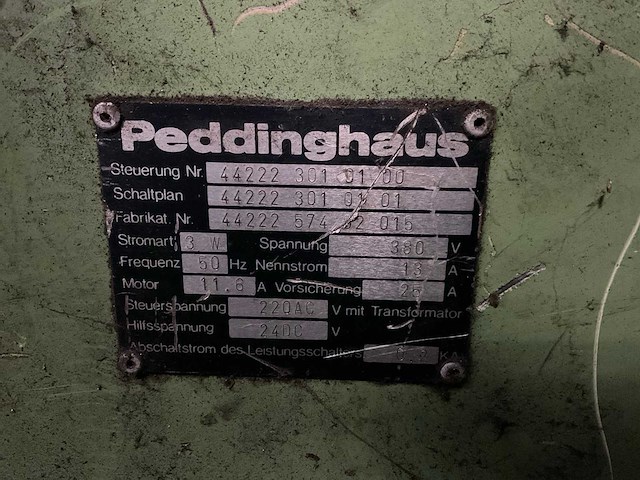 Peddinghaus peddimaster 60/80 pons- en knipmachine - afbeelding 16 van  16