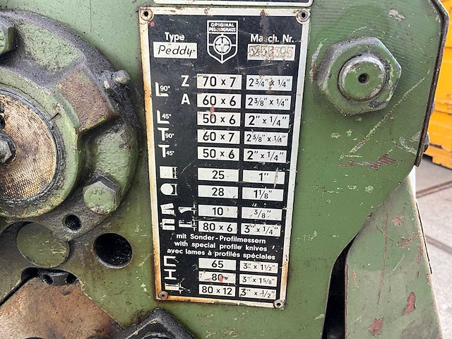 Peddinghaus peddy pons- en knipmachine - afbeelding 2 van  13