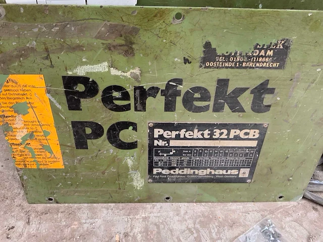 Peddinghaus perfekt 32 pcb buigmachine - afbeelding 4 van  7