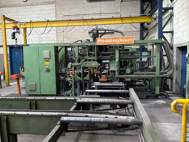 Peddinghaus signo 05 und tdk 1000/9g cnc zaag- en boormachine met rollenbaansysteem - afbeelding 1 van  48