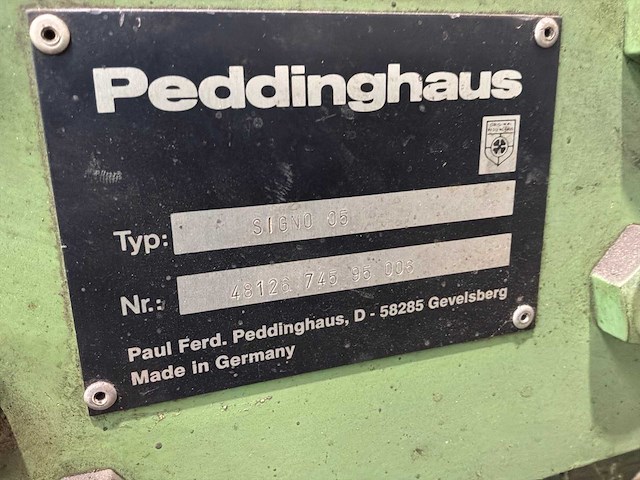 Peddinghaus signo 05 und tdk 1000/9g cnc zaag- en boormachine met rollenbaansysteem - afbeelding 32 van  48
