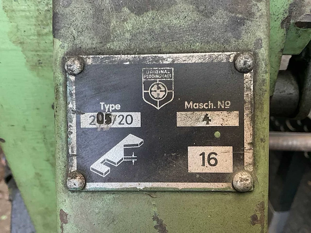 Peddinhaus 20/20 ponsmachine - afbeelding 14 van  25