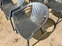 Pedrali - tatami - stapebare kunststof terrasstoel (6x) - afbeelding 2 van  6