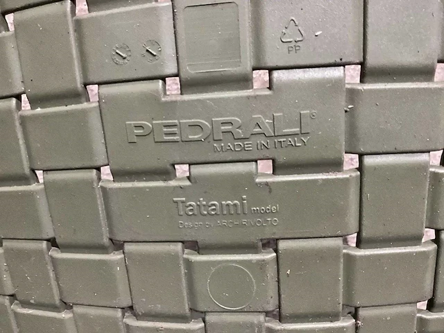 Pedrali - tatami - stapebare kunststof terrasstoel (6x) - afbeelding 6 van  7