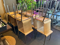 Pedrali kuadra restaurantstoel (28x) - afbeelding 5 van  7