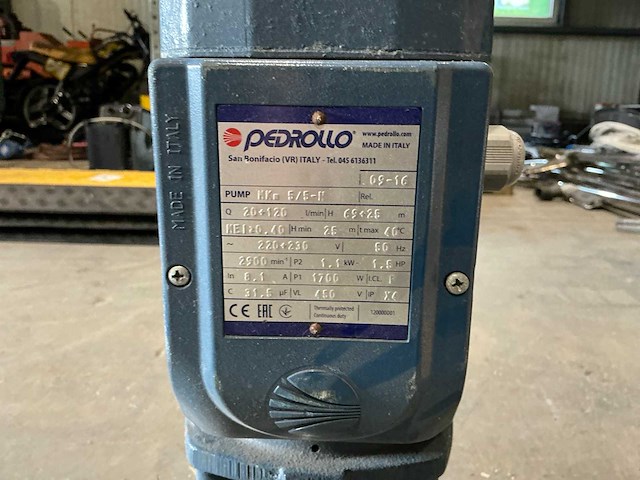 Pedrollo mk5 meertraps centrifugaalpomp - afbeelding 4 van  4