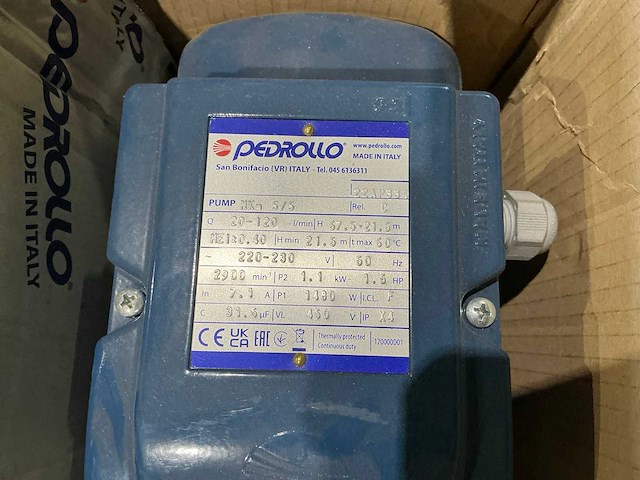 Pedrollo mk5 meertraps centrifugaalpomp - afbeelding 4 van  4
