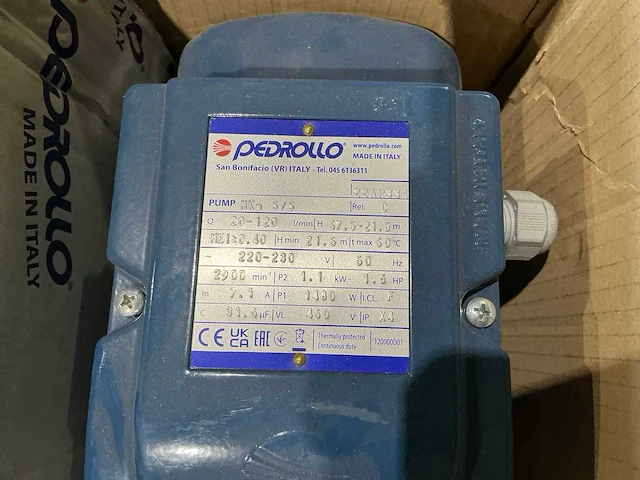 Pedrollo mk5 meertraps centrifugaalpomp - afbeelding 4 van  4