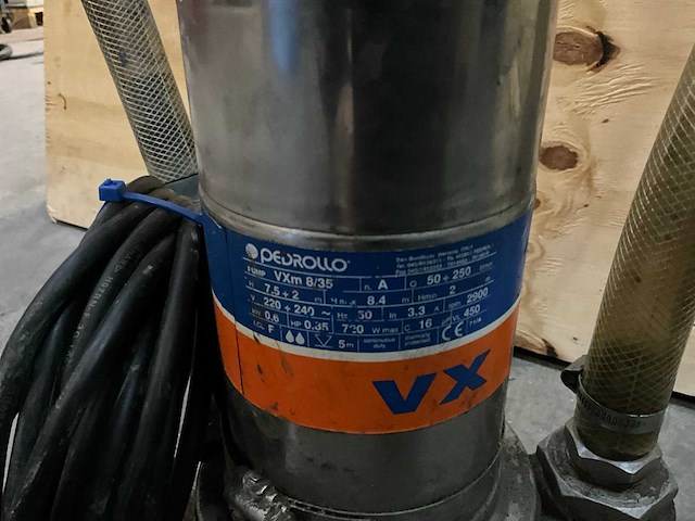 Pedrollo vxm 8/35 dompelpomp - afbeelding 5 van  6