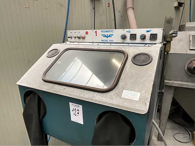 Peenmatic micro 750s straalcabine - afbeelding 5 van  9