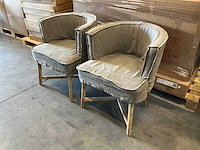 Peeperkorn dirkje eetkamerstoelen zithoogte 47cm (2x) - afbeelding 1 van  5