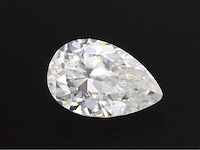 Peer vorm briljant van 5.00 carat (gecertificeerd) - afbeelding 1 van  6
