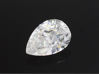 Peer vorm briljant van 5.00 carat (gecertificeerd) - afbeelding 2 van  6