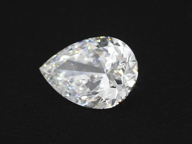 Peervormige diamant 5.00 ct - afbeelding 4 van  4