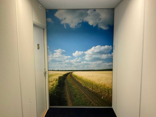 Peesdoek in aluminium frame (2x) - afbeelding 2 van  5