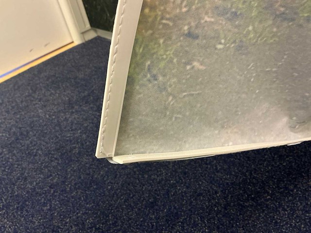 Peesdoek in aluminium frame (2x) - afbeelding 5 van  5