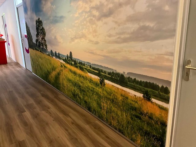 Peesdoek in aluminium frame - afbeelding 3 van  5