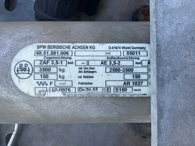 Pega-2025 - mp3500/600 - boottrailer - afbeelding 5 van  16