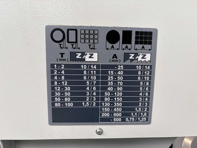 Pegas-gonda - 2026 - 300x320 gh-lr - metalen horizontale bandzaagmachine - afbeelding 5 van  15