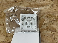 Peha dubbele wip schakelaar wit (80x) - afbeelding 2 van  3