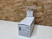 Peha dubbele wip schakelaar zuiver wit (50x) - afbeelding 1 van  7