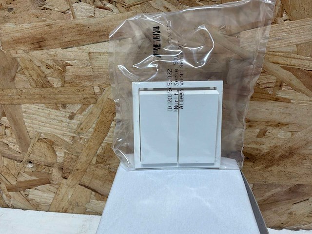 Peha dubbele wip schakelaar zuiver wit (80x) - afbeelding 5 van  7