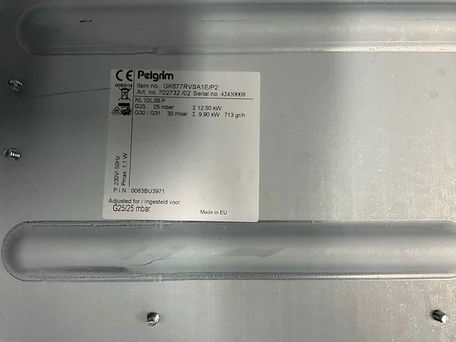 Pelgrim - gk677wrvs - gaskookplaat - afbeelding 5 van  7