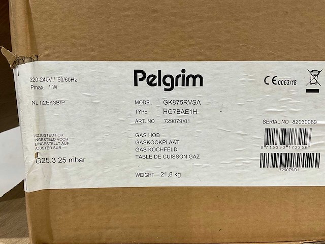 Pelgrim - gk875rvsa - kookplaat - afbeelding 7 van  7