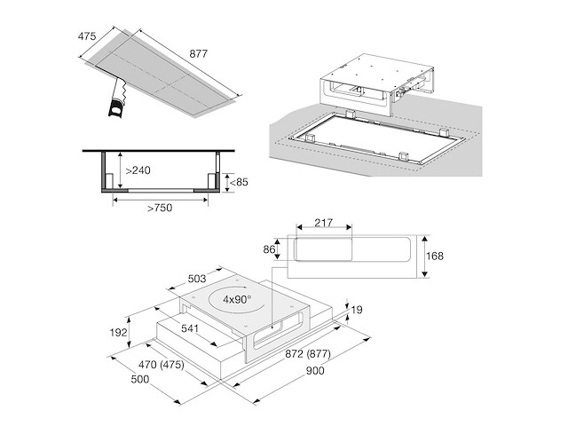 Pelgrim - iswa0961mat - afzuigkap - afbeelding 1 van  1